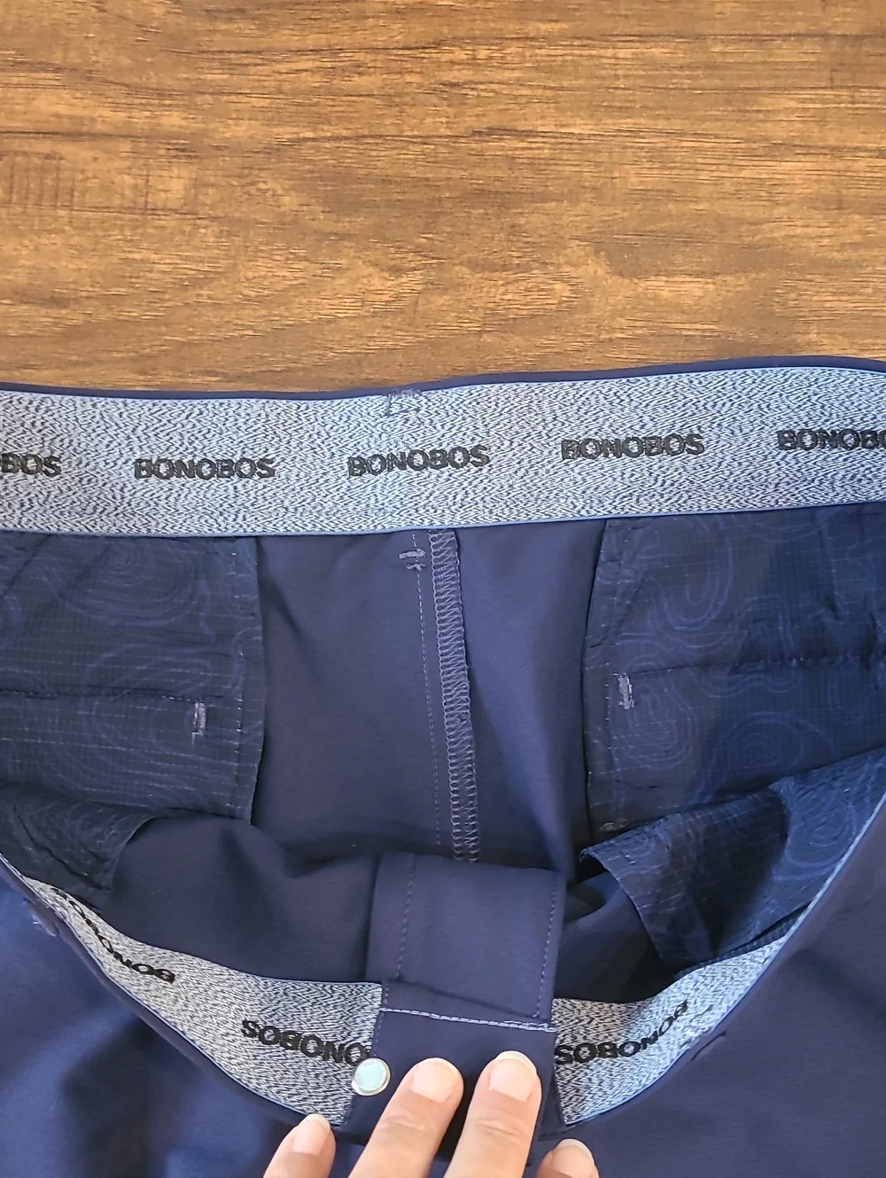 Bonobos New York Golf Slim Fit Royal Blue Chinos Size 35/32